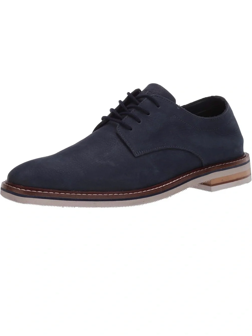 Bostonian Men's Navy Suede Derby Shoes - Classic Lace-Up
